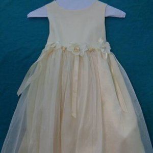 Girl’s Yellow Chiffon Dress